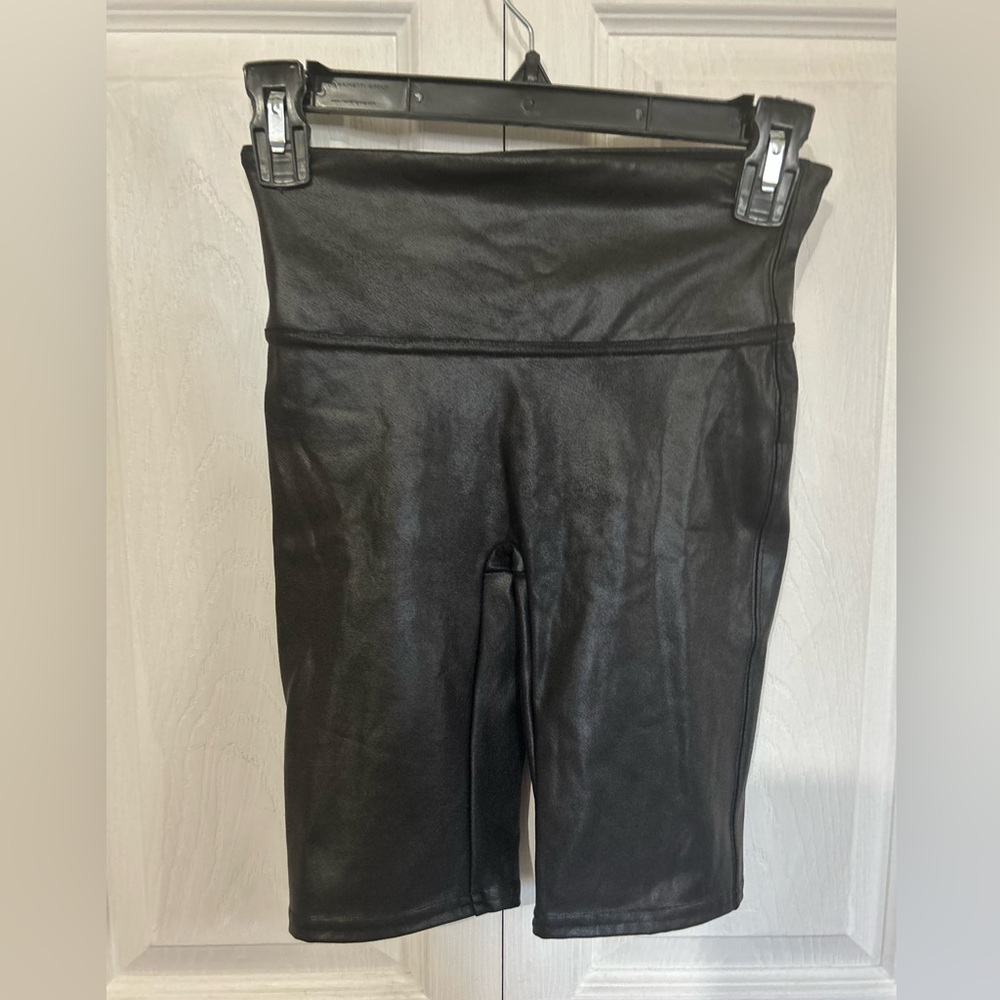 SPANX Black Bike Shorts size S